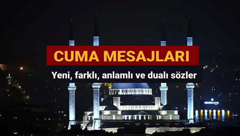 Cuma Gününe Özel En Güzel Dualı Mesajlar 2025