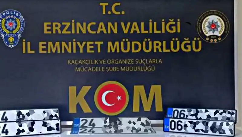 Erzincan'da Dev APP Plaka Operasyonu: Suç Şebekesi Çökertildi!