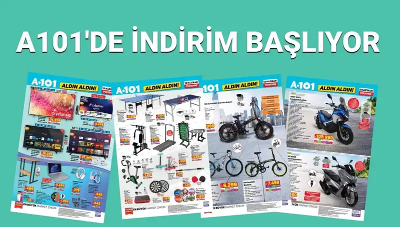 A101 12 Haziran Aktüel Kataloğu: Beyaz Eşya ve Elektronik Fırsatları Sizi Bekliyor!