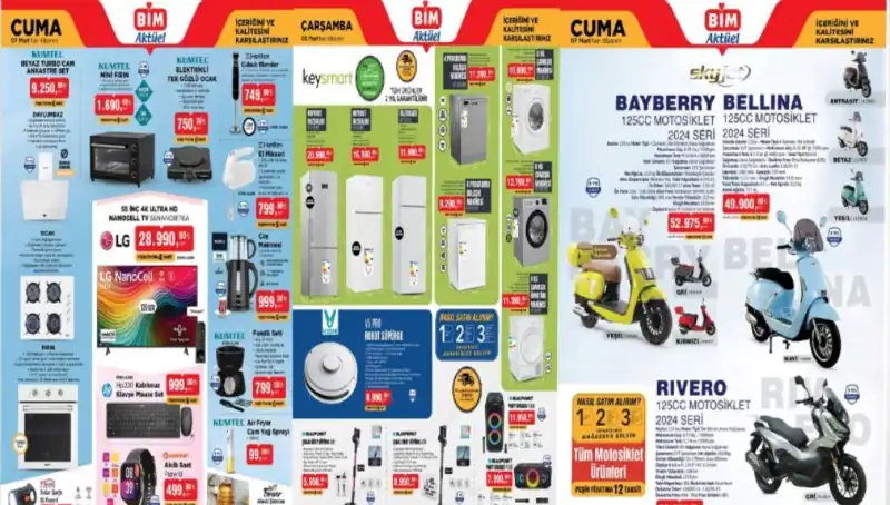 BİM Marketi 4-7 Mart’ta Şaşırtan İndirimler ve Yeni Ürünler ile Geliyor
