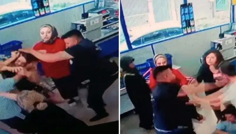 Markette Şoke Eden Olay: Kadın Saçından Tutulup Yerde Yumruklandı!