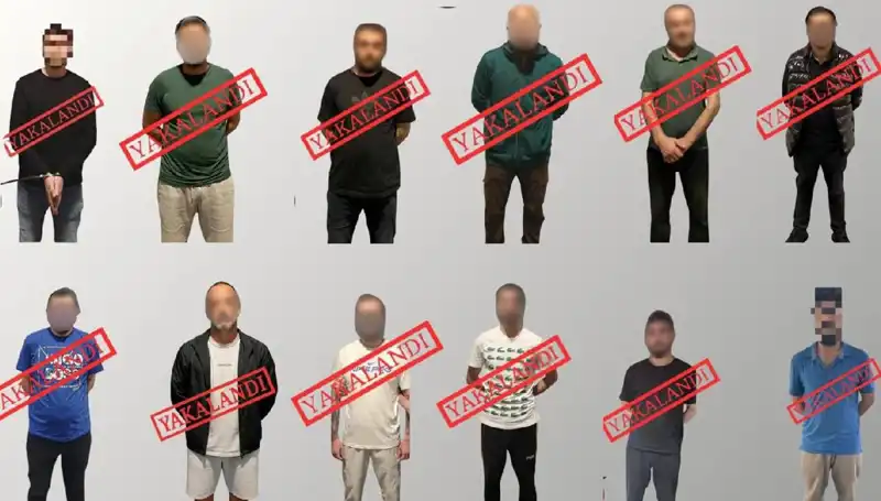Ulusal Seviye Kırmızı Bültenle Aranan 12 Kişi Yakalandı: İnanılmaz Operasyon