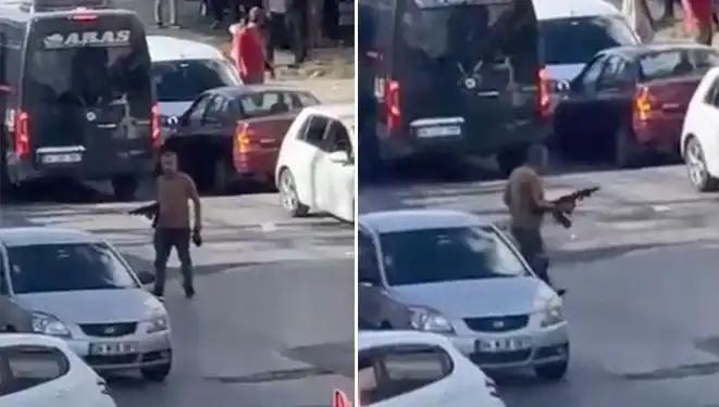 Başakşehir'de Pompalı Tüfekle Sokağa Çıkan Adam Panik Yarattı
