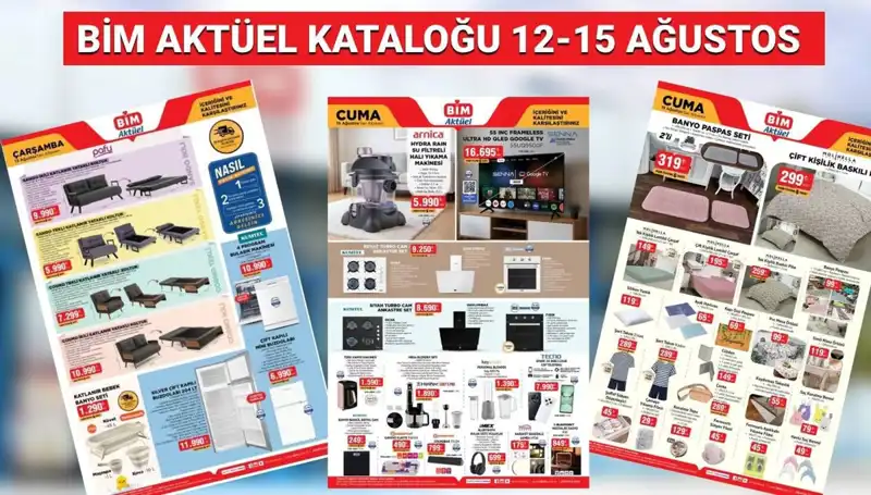 2025 BİM Aktüel Kataloğu: Termos, Drone ve Daha Fazlasıyla Şaşırtıyor