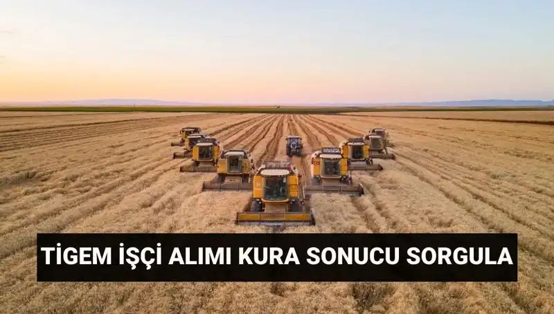 TİGEM İşçi Alımı Kura Sonuçları Açıklandı: İsim Listesi ve Mülakat Tarihleri