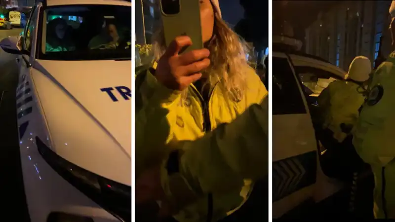 e-Devlet'ten İhbardan Cezayı Gören Vatandaş, Polisle Tartıştı!