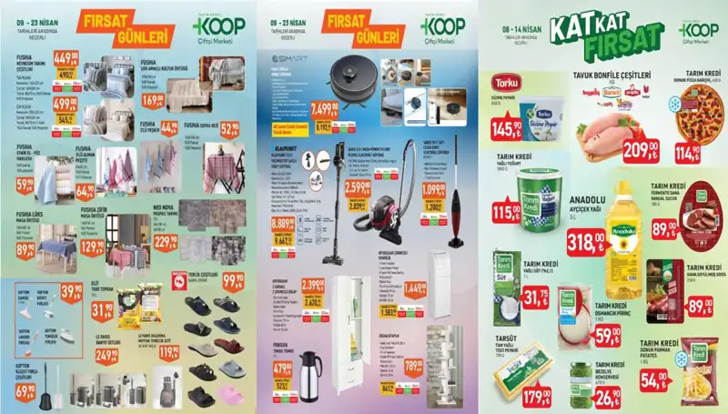 Tarım Kredi KOOP Marketleri'nde 12-23 Nisan Aktüel İndirim Fırsatları!