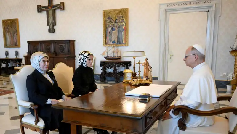 Emine Erdoğan ve Papa Leo: Gazze Üzerine Unutulmaz Zirve