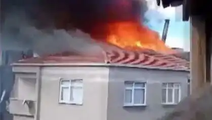 Bağcılar’da Korkutan Yangın: Beş Katlı Bina Alev Alev Yandı