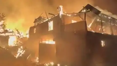 Çankırı'da Yangın Felaketi: Altı Ev ve Bir Ahır Kül Oldu