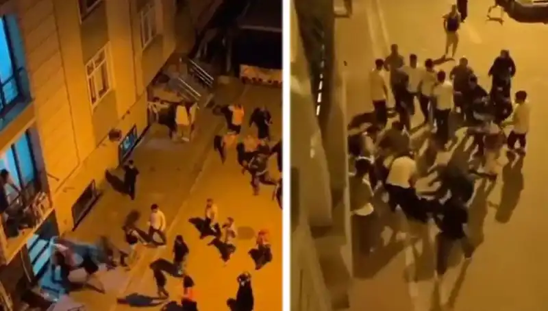Esenyurt'ta Eşine Az Rastlanan Laf Atma Kavgası Ortalığı Karıştırdı