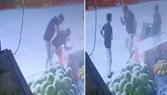 15 Yaşındaki Market Çırağına Bekçiden Şoke Eden Saldırı