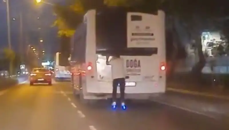 Patenle Trafikte Tehlikeli Yolculuk: Adrenalin Dolu Anlar